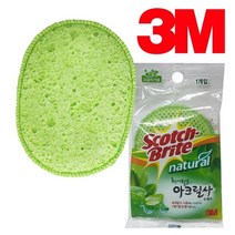 3M 5709 천연펄프 아크릴사 수세미 1개, 1, 1