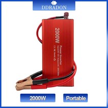다운트랜스 슈퍼캐패시터 차량용 인버터2000W 전원 인버터 수정 사인파 DC 12V AC 220V 자동차 변압기 변환, 01 12V 220V
