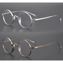 수입 디자인 일본안경테 블루라이트 차단 빈티지 김구 안경 동글이