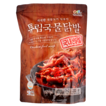 튜립국물닭발 400gX5팩(국내산)(매운국물닭발), 5팩, 400g