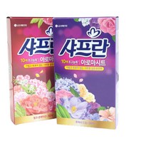 샤프란 한장 간편 시트 섬유유연제 종이 섬유린스 뽑아쓰는 초고농축 30매, 아로마시트섬유유연제 후레쉬드림30매