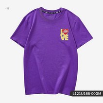 정품반팔 SKECHERS 남성 여성 같은스타일 LOVE 플라워 프린팅 케주얼티셔츠 L121U166 2231278358