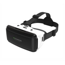 원래 VR 가상 현실 3D 안경 상자 스테레오 헤드셋 안 드 로이드 헬멧 골 판지 스마트 폰 IOS G M1H0 블루투스 로커, without headphone
