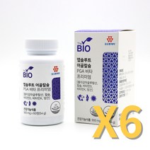 여성 어골 칼슘 50대 영양제 추천 선물 비타민 40대 건강 식품 뼈 D K 망간 PGA 비소성 흡수율 손목 척추 치아 코오롱제약 앱솔루트 비타 프리미엄, 900mg, 6통, 60정