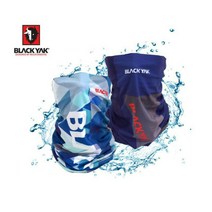블랙야크 아이스 멀티넥 스카프 남녀공용 멀티 두건 냉감 아이스필 가공 (블루/네이비), 네이비