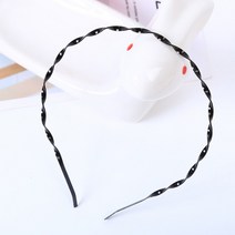 트위스트 철사 머리띠 남여공용 헤어밴드 철사머리띠 남자머리띠 여자머리띠 남성머리띠 세안밴드