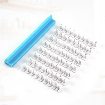 도자기굽기 물레 흙 재료 점토 세라믹 아트 알파벳 번호 글자 폴리머 클레이 압착기 스탬프 점자 금형 씰링, 04 04