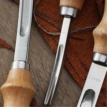 가죽공예 U홈파기 가죽피할기 DIY 공구 공방 작업도구 6mm