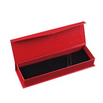 마그네틱 자석 볼펜 상자 케이스 선물용 펜 파우치 필통, 블랙