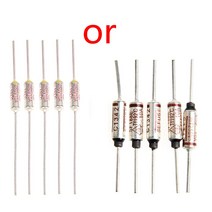 5pc 온도 미니 퓨즈 250 V10A 쉘 192도 온도 마이크로용 열 금속