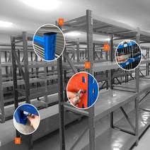 나이스선반 부품추가구성 무볼트 조립식 철제선반 캡 안전핀 앙카, 안전핀4개 (1조) 중량랙전용