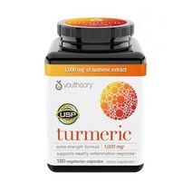 Youtheory 유씨어리 터메릭 강황 1000mg 180정, 유씨어리 터메릭 강황 1000mg 180정 Youthe
