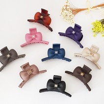 인조이박스 큐빅리본 올림머리집게핀 헤어집게핀 CORRB