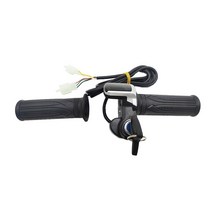 전기 자전거 부품 스로틀 24v 36v 48v 가속기 전자 스쿠터 액세서리 스로틀 핸들 바 led 디스플레이, 자두