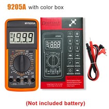 DT9205A 자동차 테스터 멀티 미터 디지털 전문 범위 AC DC 1000V 20A 전, 02 DT9205A-yellow, 02 DT9205A-yellow