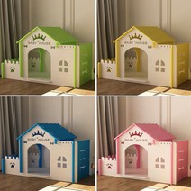 코스트팝 강아지집 예쁜 반려동물 애견하우스 DIY 만들기 조립식 플라스틱 펫하우스 소형 대형 애완견 실내 실외 반려견 애견 집, 화이트