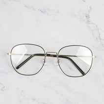 더브릴레 빅사이즈 60mm 사각 메탈 안경테