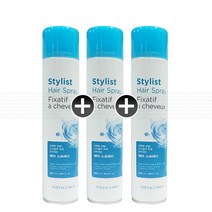 [더페이스샵] 스타일리스트 헤어 스프레이 3개, 300ml, 1세트