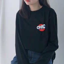 험블스튜디오 기본로고 프린팅 커플 긴팔티 블랙 긴팔 티셔츠