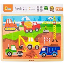 4살 퍼즐 중장비 그림 맞추기 원목교구 4세 모양맞추기 아동퍼즐 탈것 5살 그림퍼즐맞추기, 1개