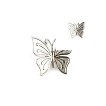 뉴리웹 나비 장식장 가구손잡이 니켈 DIY 손잡이 가구리폼