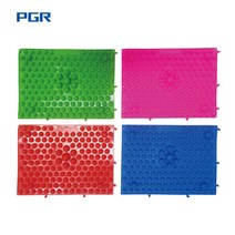 PGR 발지압판 매트 실리콘 돌돌이 소형 대형 부드러운 발마사지 주방용 지압기, 블루