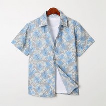 더레이어 하와이안 리플리 반소매 셔츠_TLDLCH2