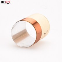 HIFIDIY-라이브 2 인치 8 16.2mm 26mm 베이스 보이스 코일 스피커 수리 액세서리 흰색 알루미늄 사운드 공기 배출구 DIY 부품, [03] 4 Pieces, [05] 20.4mm