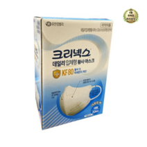 크리넥스 데일리 입체형 황사마스크 소형 KF80 지퍼백, 13개, 20개입