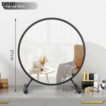 화장 거울 탁상용 메탈 led 램프 화장대 침실 보광, 블랙 30CM 업그레이드 메탈 【고화질 조절 가능】