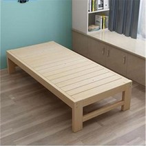 원목 평상 조립식 소형 야외 평상 보조 침대, 200x30[높이 맞춤 제작] + 조립