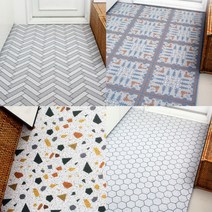 CLEAN UP 알테 패턴 코일 현관매트 베란다 발코니 현관용 업소용 바닥 아파트입구 롤 DIY, 1개, 18.알테-르본