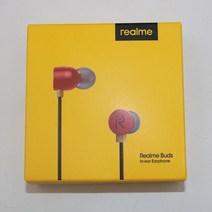 3.5MM 이어폰 오리지널 Realme Buds 클래식 이어 버드 X2 Q3 Pro GT Q2 Q 용 하프 인 내장 마이크 대형 드라이버 헤드셋, [01] 빨간