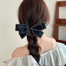 왕리본 머리핀 헤어핀 빅리본 쉬폰리본 빅머리핀 집게핀 1p