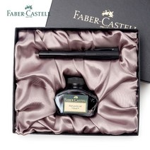 파버카스텔 만년필 라이팅크 병잉크세트, 단품, 색상:블랙|펜촉:EF촉-가는촉