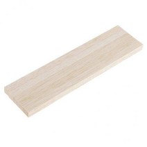 shangren 목공예 목공 DIY 공예 200mm에 대한 2x5 조각 미완성 나무 광장 나무 스틱, 발사 나무, 자연
