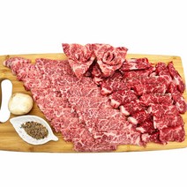 국내산 육우 1등급 눈꽃살 모듬A세트(살치살+진갈비200g), 단품