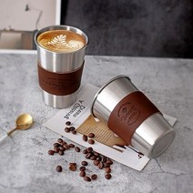 아이스 스텐 텀블러 리유저블 고급레터링 가죽 컵홀더 텀블러 뜻 분리수거 장점 이상민, 체리