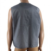 ITR-v40c 코튼폴리TC그레이 봉사활동조끼 캠페인조끼