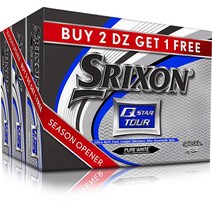 스릭슨 Q 스타 투어 골프공 총 36개입 12개입 2박스 구매시 1박스 추가 증정