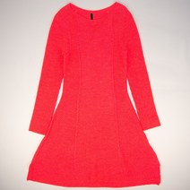 850.베네통 정품 보트넥 긴팔 니트 원피스/여성 F