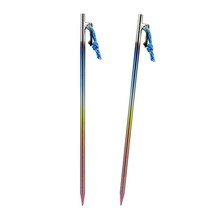 노마드 티타늄 단조팩 레인보우 캠핑 타프 텐트팩 30cm