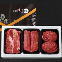 농협안심한우 마음닿길선물세트3호 등심불고기국거리
