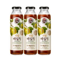 [CJ제일제당] 백설 리얼 매실청 310mlX3, 상세 설명 참조, 01. 백설 리얼 매실청 310ml X 3개