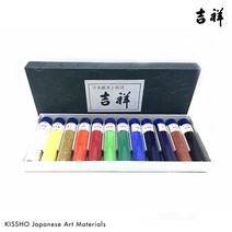 길상 분채 물감 12색세트