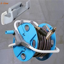 농약호스 편사 천막 호스릴 카트 워터릴 감는 기계 보관 거치대 1pc 정원 호스 릴 홀더 벽 마운트 행거 스, 한개옵션0