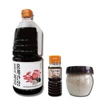 더동쪽바다가는길 홍영의 홍게간장1.5L+다시마맛간장100ml+함초소금100g 만능 맛장