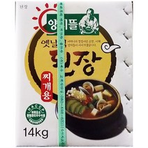 GDG1425 된장 옛날식 대용량식자재 (14KgX1개) 양지뜰 된장/찌게된장/찌개된장/믹스된장, 1개