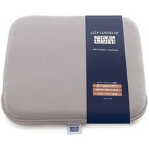 일본직발송 6. 에어위브(air weave) 에어 위브 쿠션 그레이 고반발 두께 4cm 4 -49011 -GY -1 폭 약 39×길, One Size_그레이, One Size_그레이, One Size_그레이