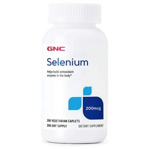 GNC Selenium 지엔씨 셀레늄 200mcg 200정 X2팩, 2팩